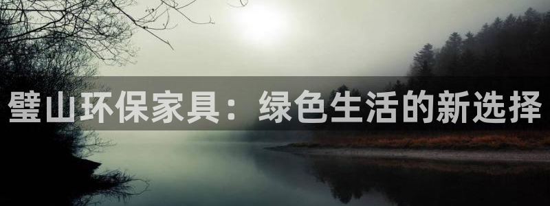 意昂5(KGAME)总代理：璧山环保家具：绿色生活的新选择