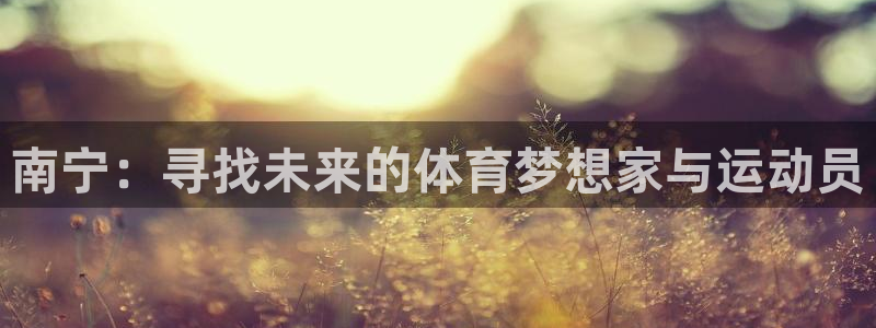 下载熊猫体育：南宁：寻找未来的体育梦想家与运动员